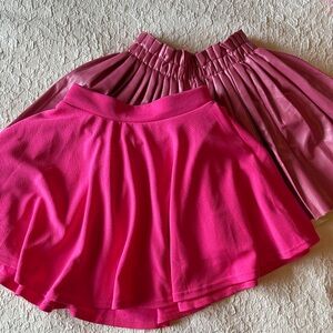 Amazon Kids Pink and Purple Skirt Bundle— size 10 (M)